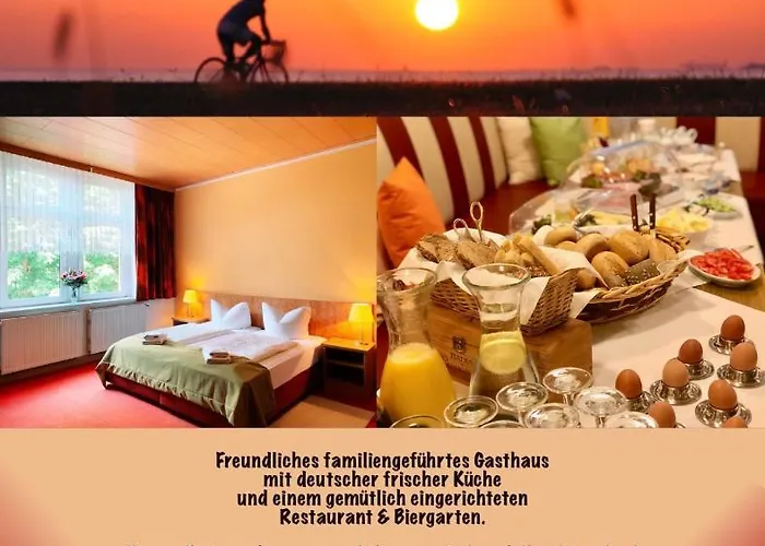 بيت ضيافة Traditionsgasthaus Goldener Loewe Restaurant &