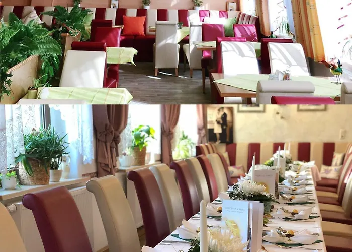 Traditionsgasthaus Goldener Loewe Restaurant & Риза